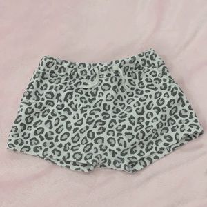 Leopard print shorts